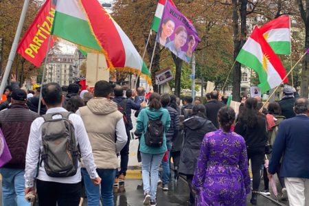 برگزاری تظاهرات در زوریخ در حمایت از اعتراضات در ایران